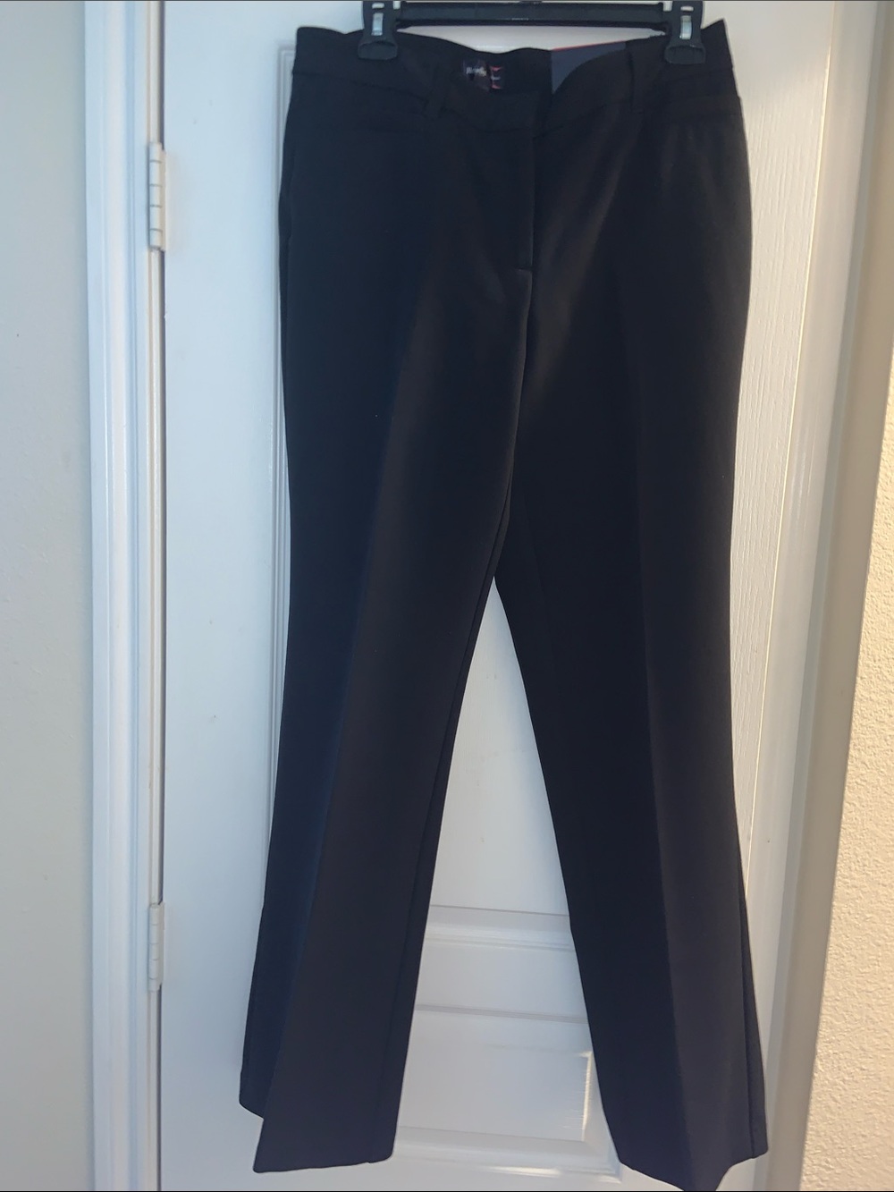 Rafaella Black Straight-Leg Dress Trousers